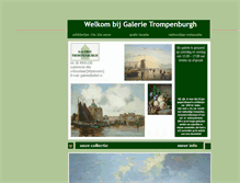 Tablet Screenshot of galerietrompenburgh.nl